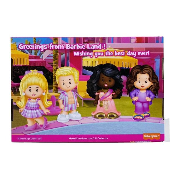 Fisher Price Little People Collector Barbie The Movie Collection 2023 4 Figures - Picture 10 of 14